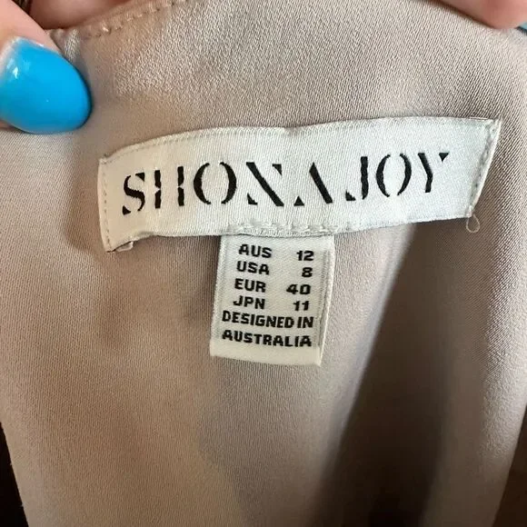 Shona Joy Cocktail Draped Dress - Picture 8 of 9